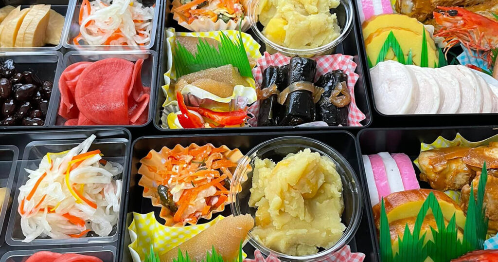 サポートいわき　スタッフ手作りのおせち