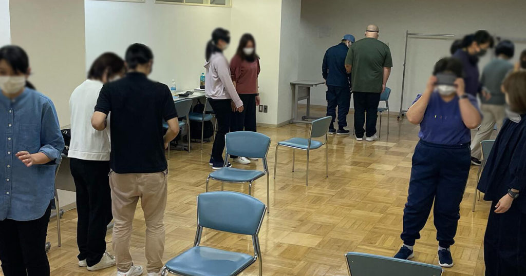 同行援護従事者養成研修/応用課程教室の様子
