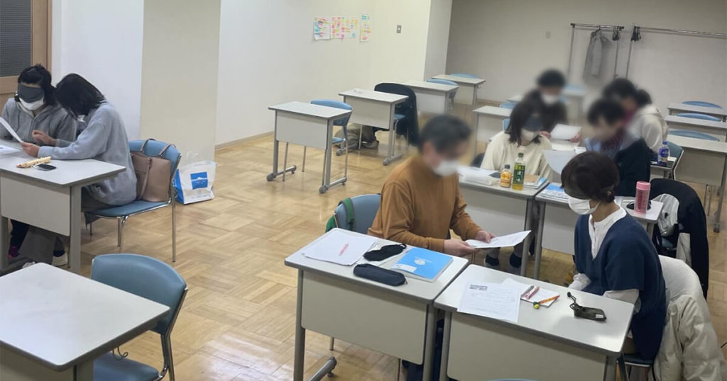 2024年3月同行援護従事者養成研修（一般課程）教室の様子