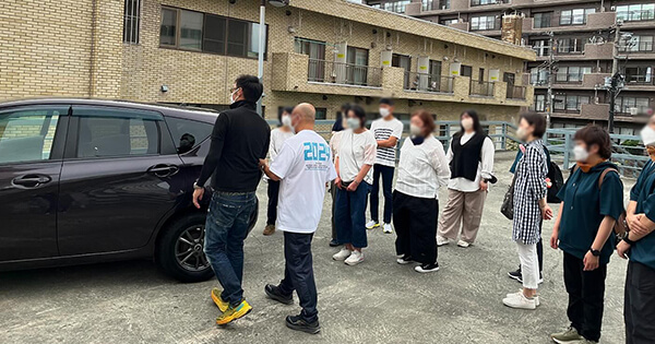 2024年9月同行援護従事者養成研修（一般課程）駐車場の様子