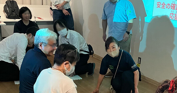 救急救命講習会の様子