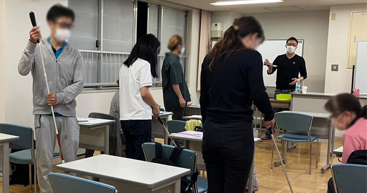 同行援護従事者養成研修/応用課程教室の様子