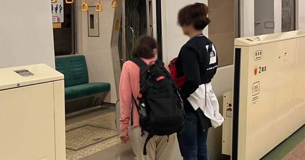 同行援護従事者養成研修/応用課程地下鉄の様子